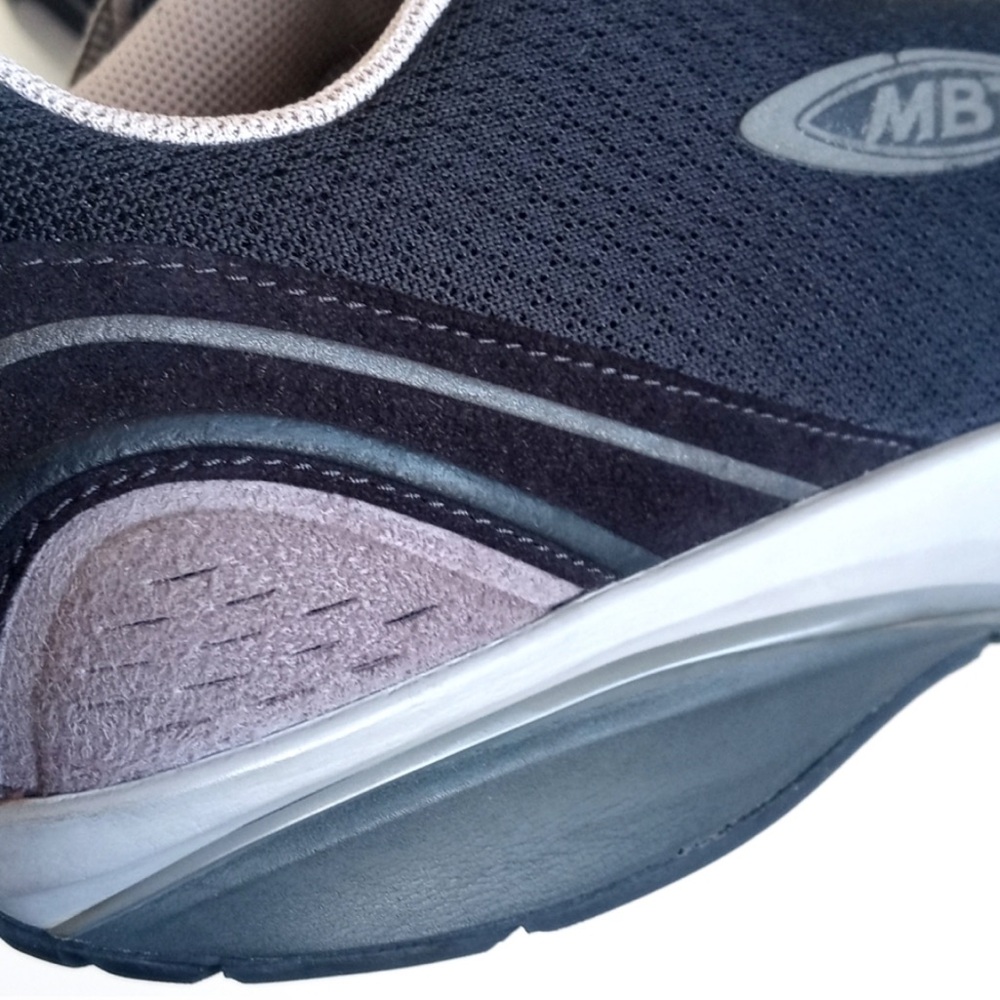 MBT Women’s Toning Athletic Shoes Black Suede & Mesh Running Shoes 39 (8-8.5) - Picture 7 of 16